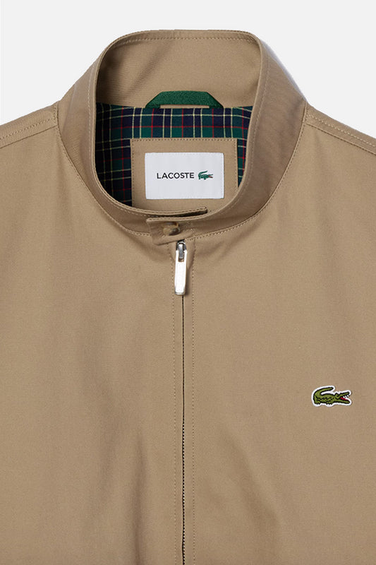 Water-Repellent Twill Beige - Harrington Jacket