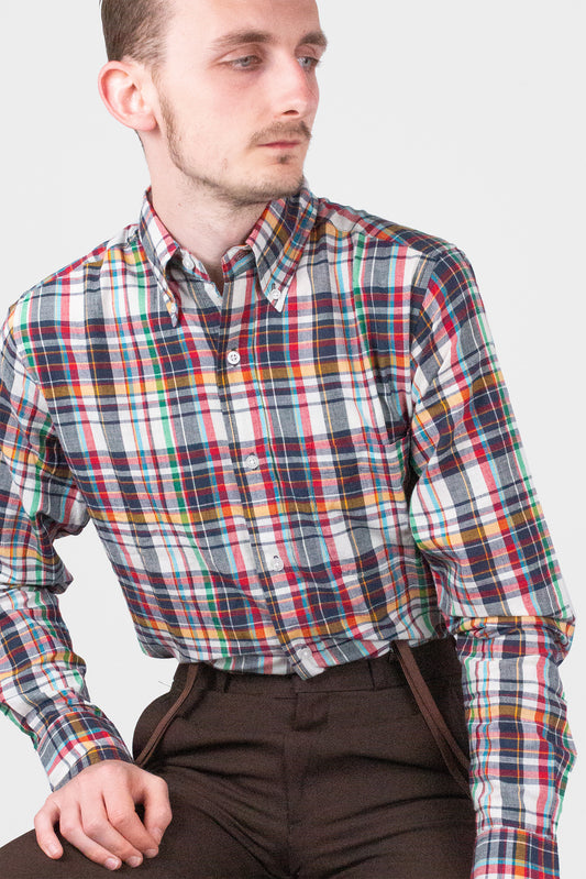 Jenkins Madras Ivy Summer Multi Check - Shirt