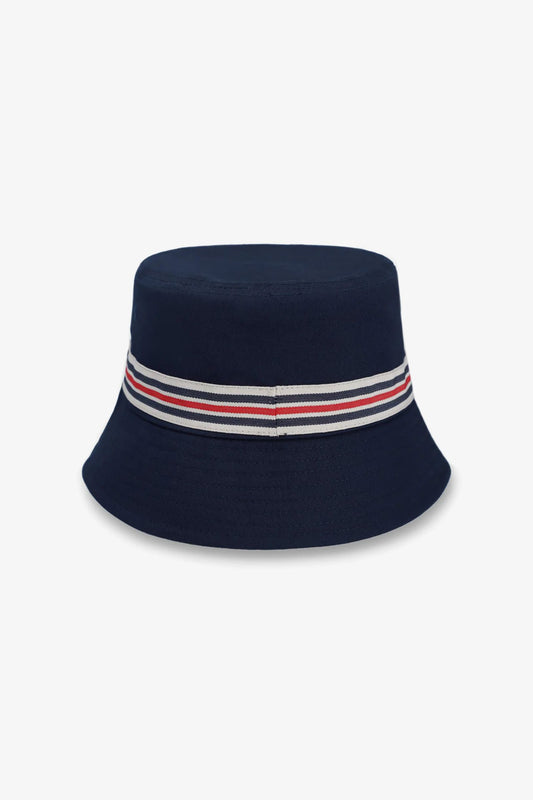 Jojo Heritage Stripe Navy - Bucket Hat