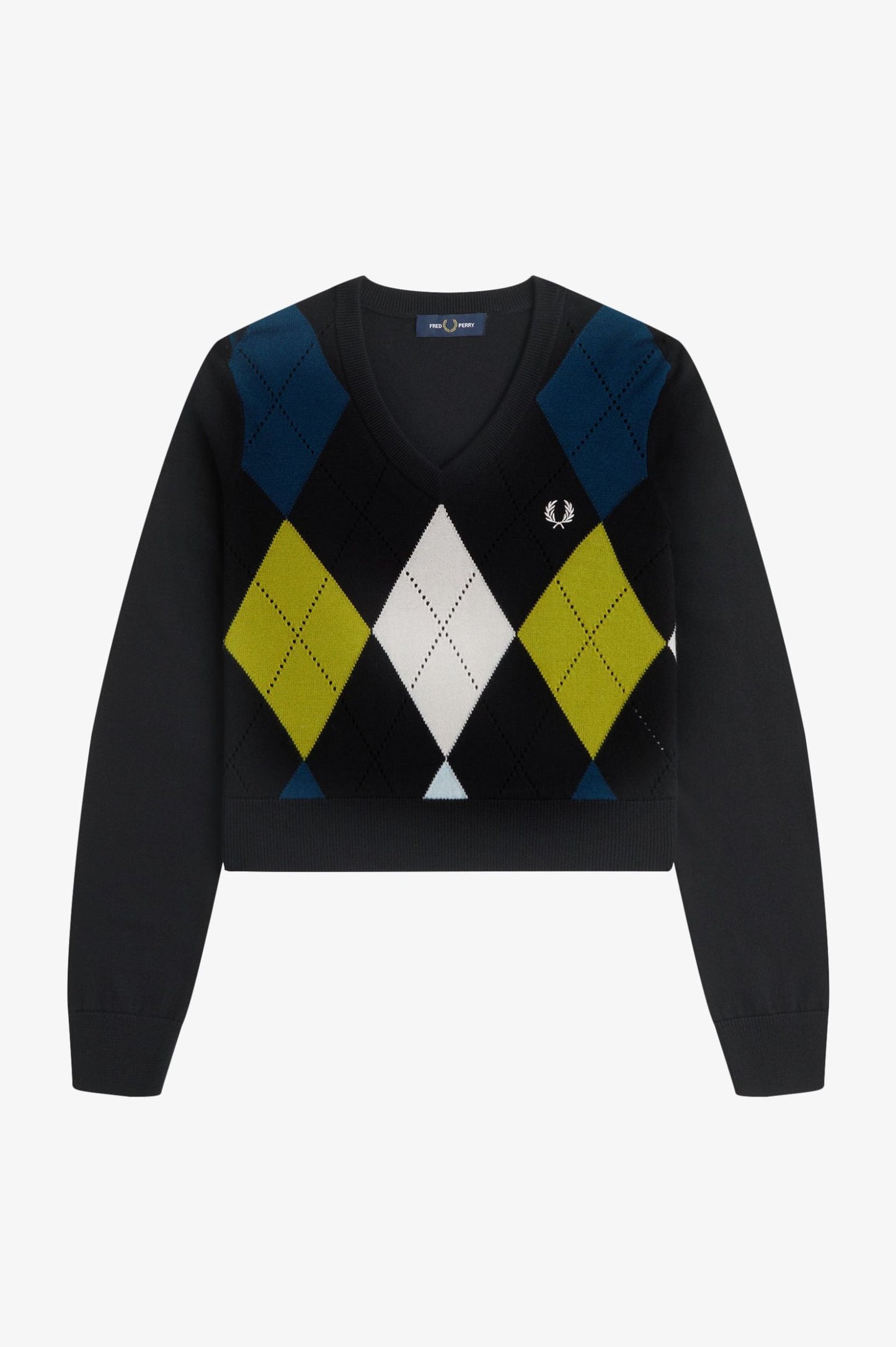K1110 Argyle Pointelle - Jumper