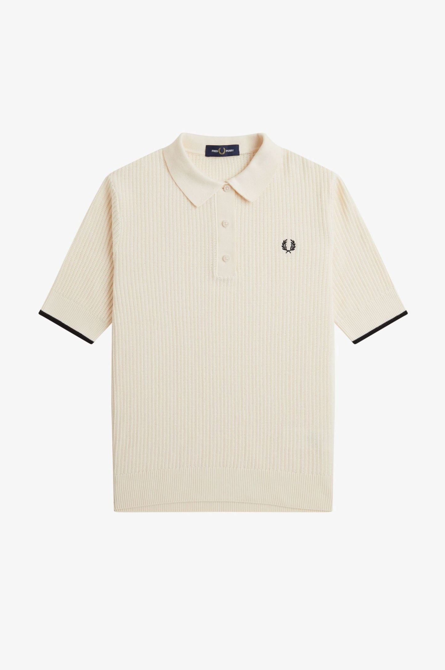 K9113 Light Ecru Mesh Knit - Polo