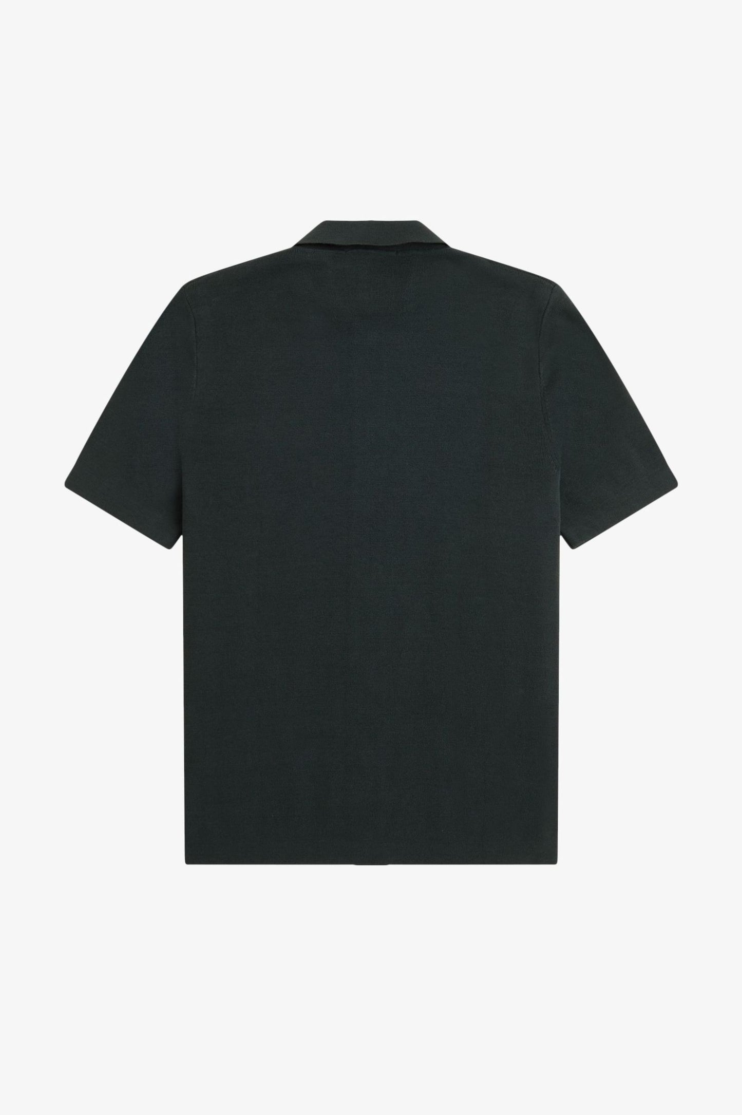 K9727 Night Green Knitted Button Through - Shirt