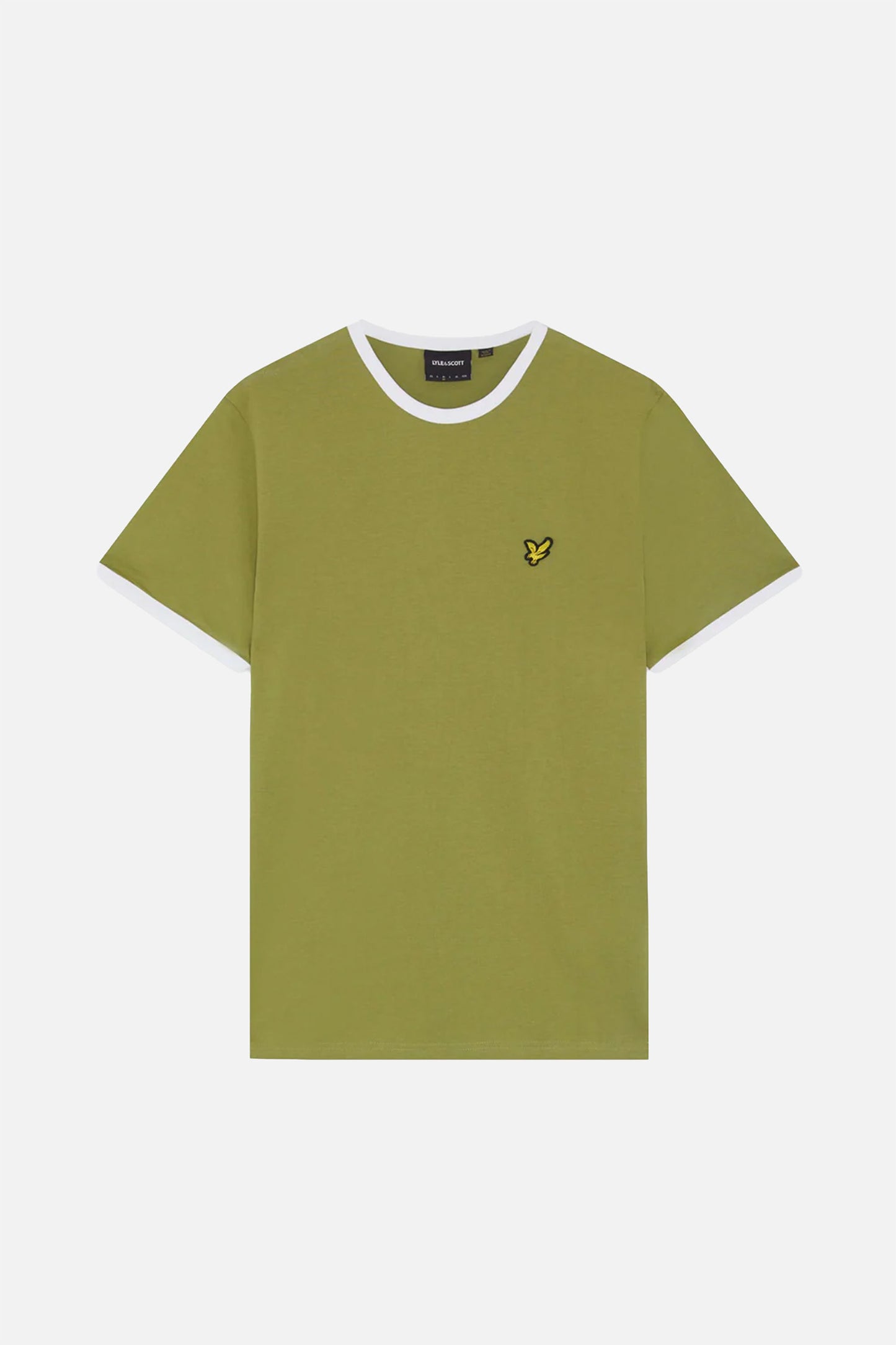 Ringer Cotton Crew Neck T-Shirt