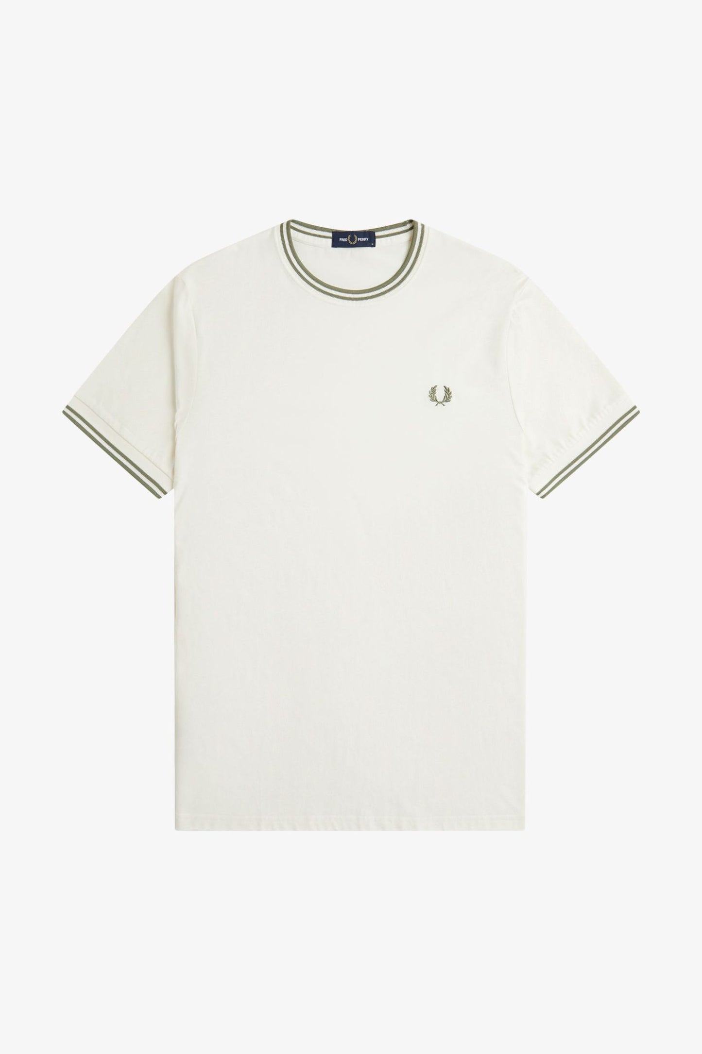 M1588 Twin Tipped Light Ecru / Olive - T-Shirt
