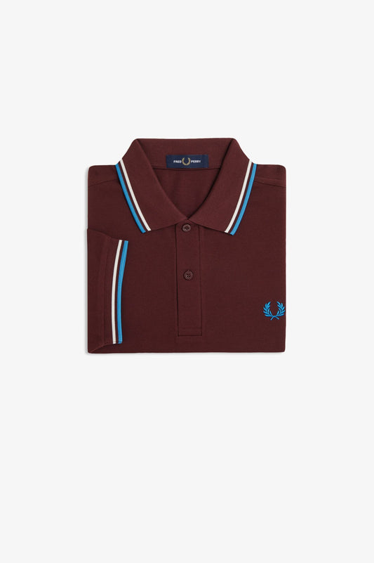 M3600 Oxblood / Ecru / Tennis Blue - Polo