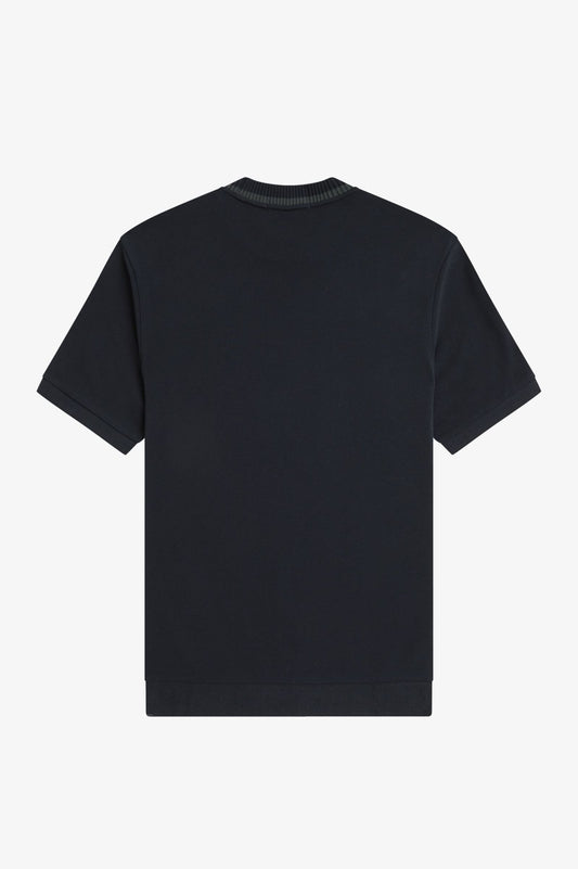 M7 248 Midnight Navy Crew Neck Piqué - T-Shirt