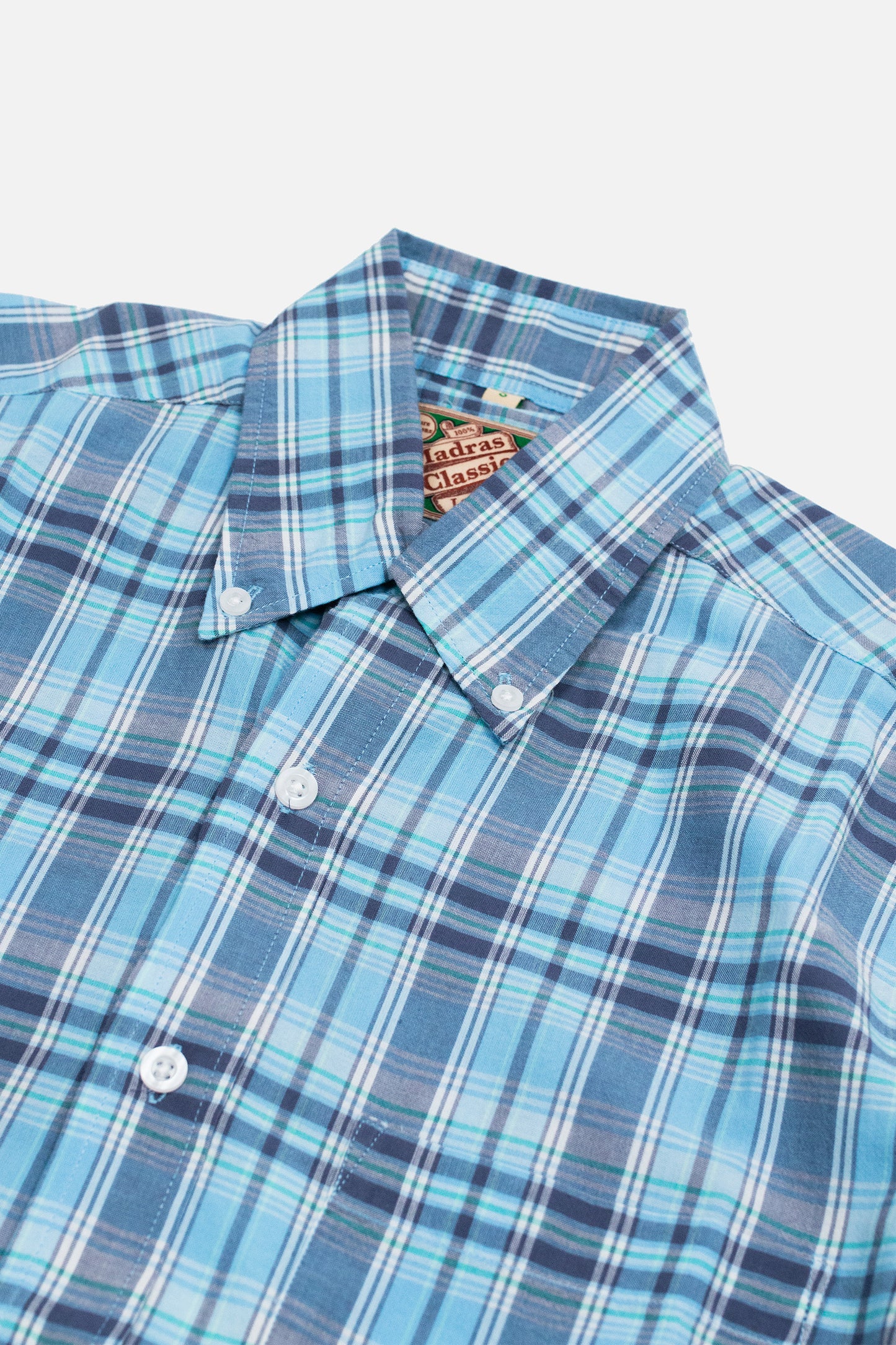 Dizzy Madras Summer Sky Blue/White/Navy Check - Shirt