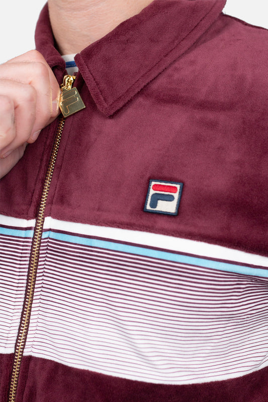 Malakai Stripe Velour - Track Top