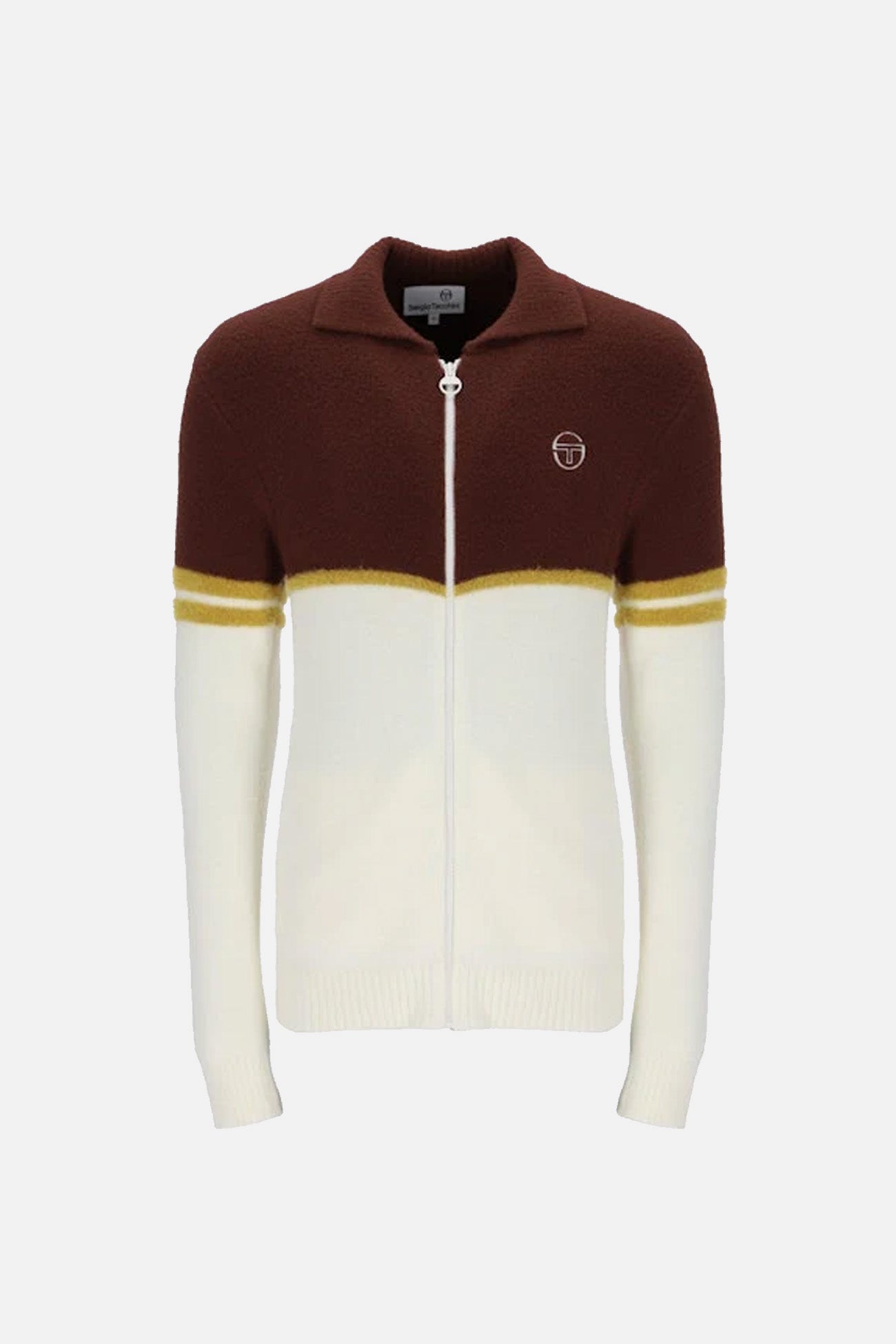 Orion Bitter Chocolate / Arrowwood / Gardenia Brushed Knit - Track Top