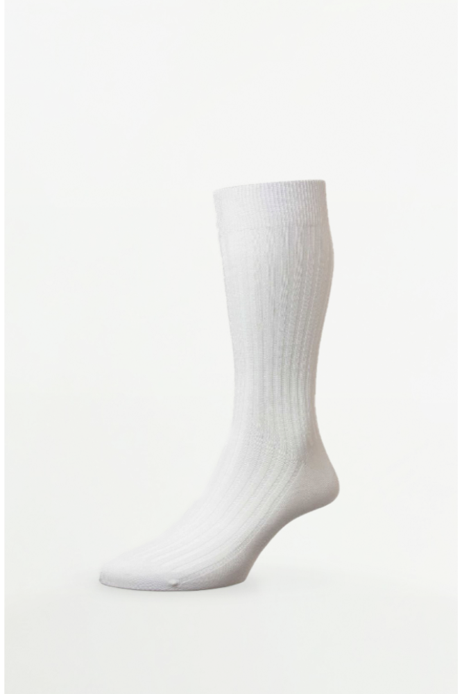 Danvers Cotton English Made White - Socks