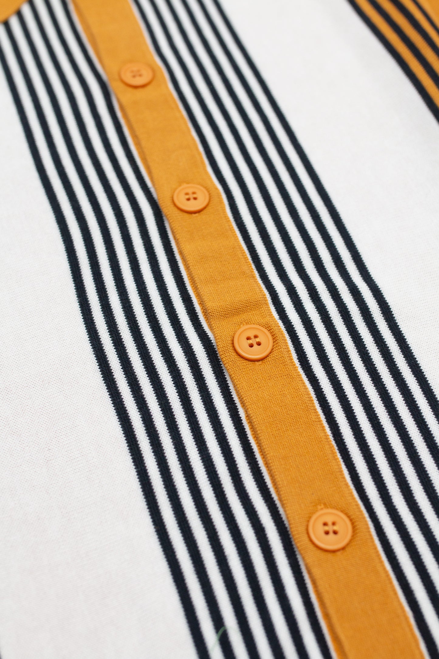 Paulie Stripe Mustard - Knit