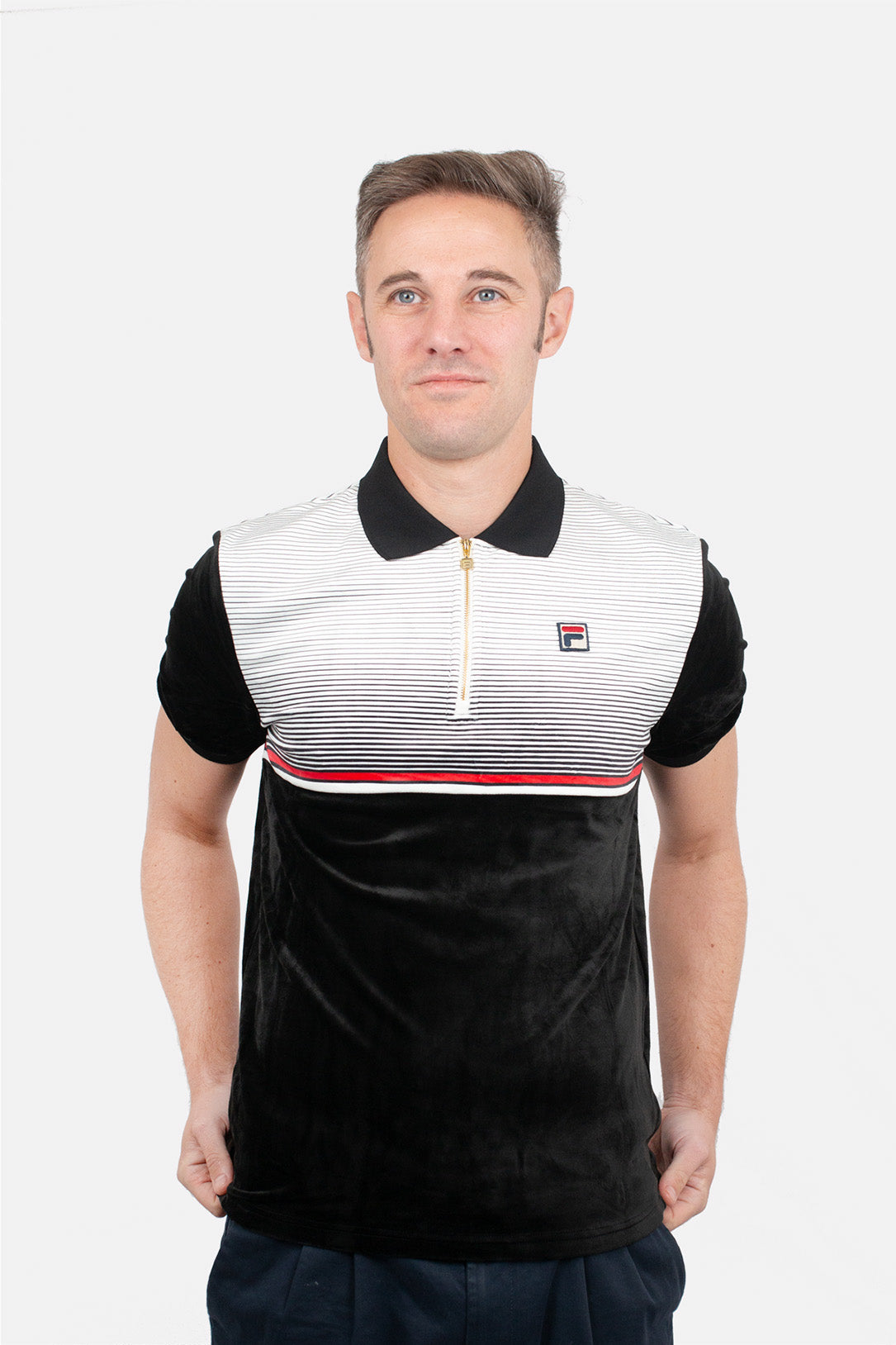 Paco Stripe Velour - Polo