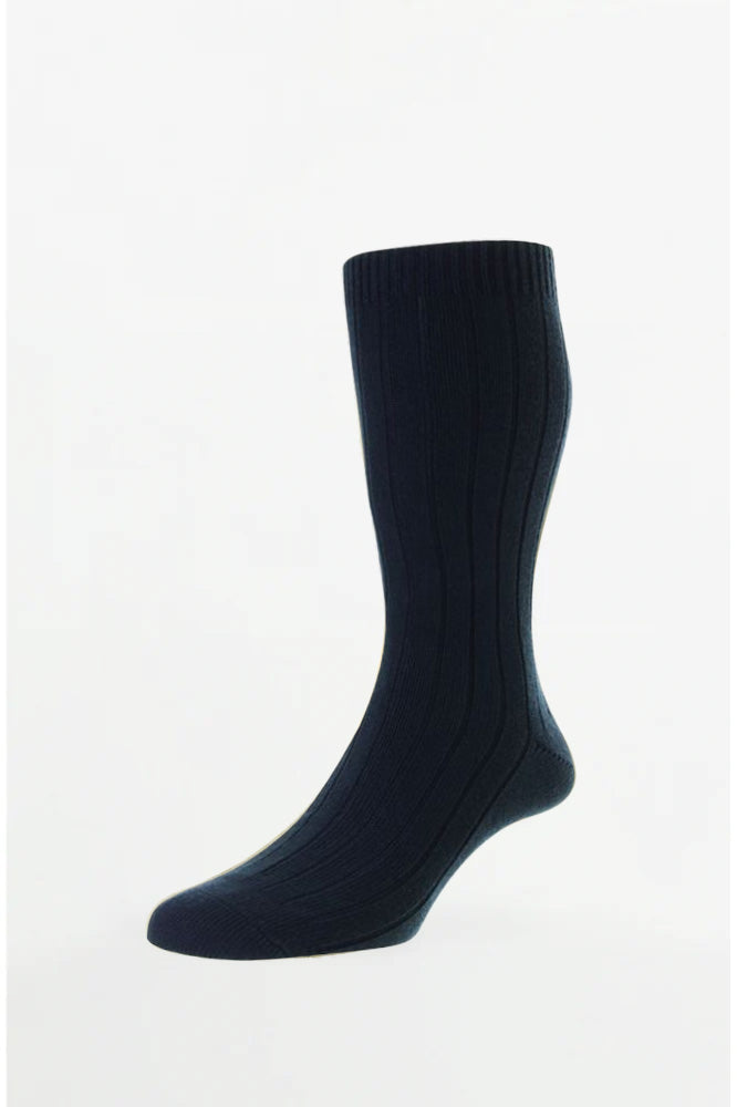 Seaford Organic Cotton Navy - Socks