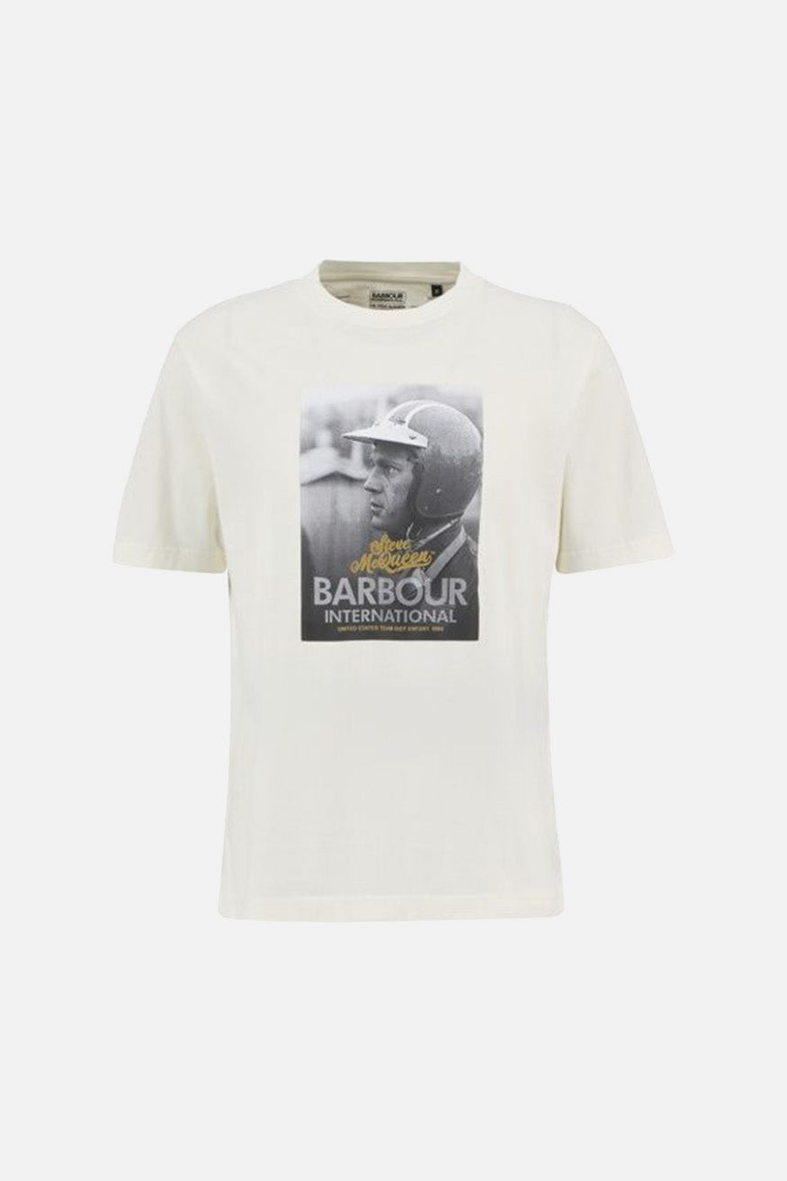 Steve McQueen Graphic Whisper White - T-Shirt