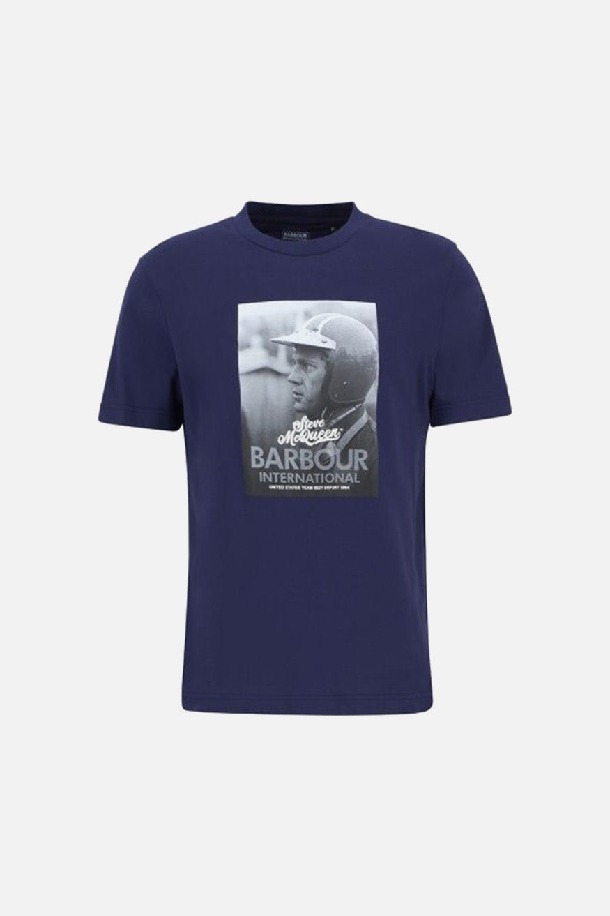 Steve McQueen Graphic Royal Blue - T-Shirt