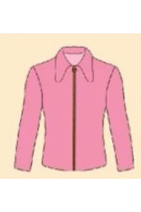 Exclusive 'Jagger' Dagger Collar Pink - Shirt