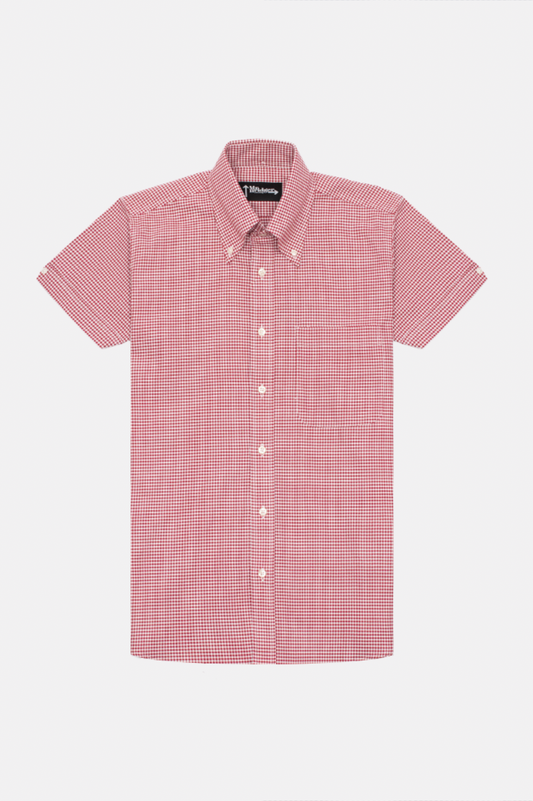 Gingham 'Kennedy' Red - Shirt