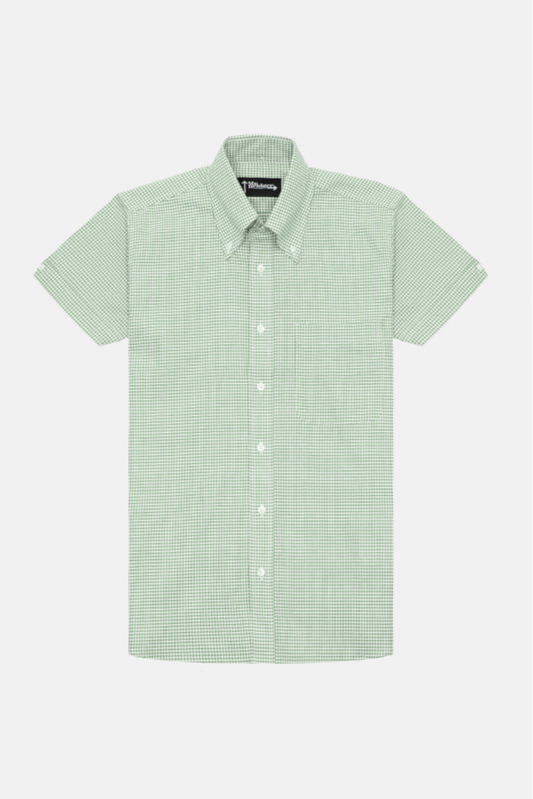 Gingham 'Rice' Green - Shirt