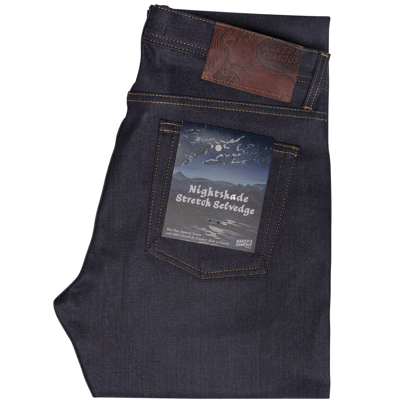 Nightshade Japanese 12oz Stretch Selvedge Denim - Jeans