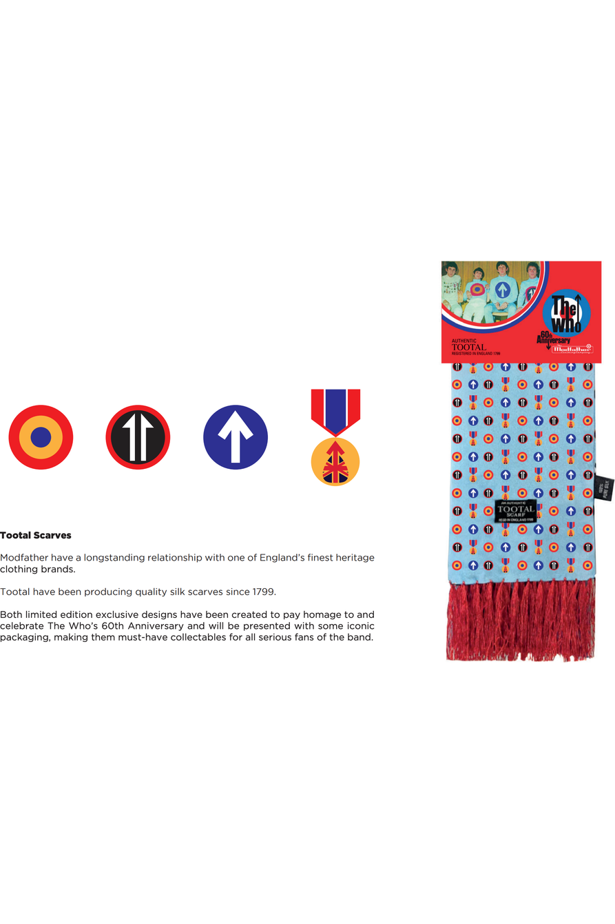 Exclusive Tootal Pop Art Symbols - Silk Scarf