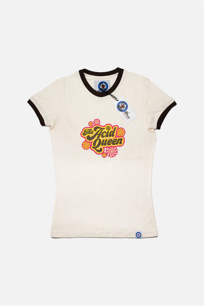Exclusive Women's Acid Queen Ecru - T-Shirt
