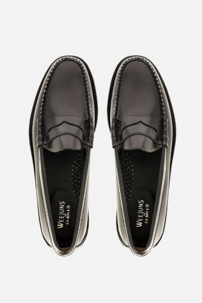 Larson Leather Black - Penny Loafer