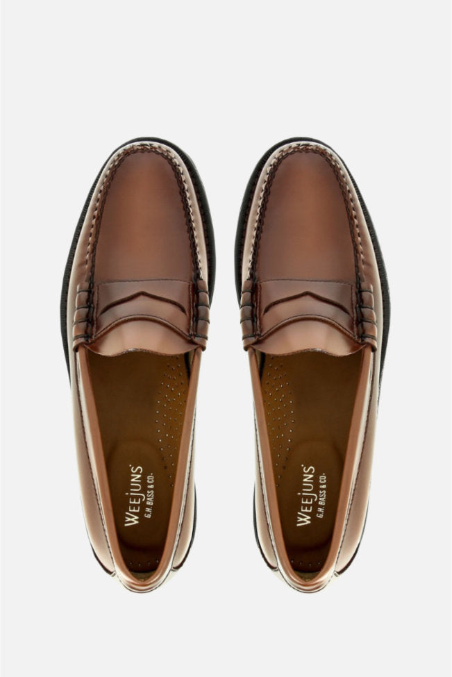 Larson Leather Mid Brown - Penny Loafer