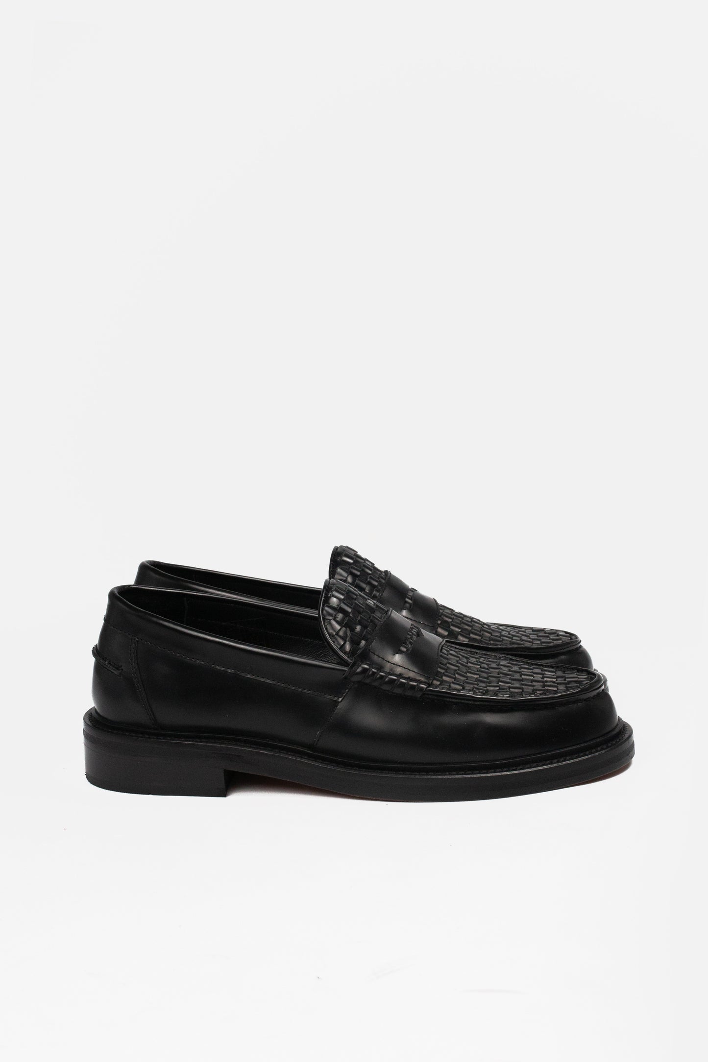 Brummel Basket Weave Black - Loafer