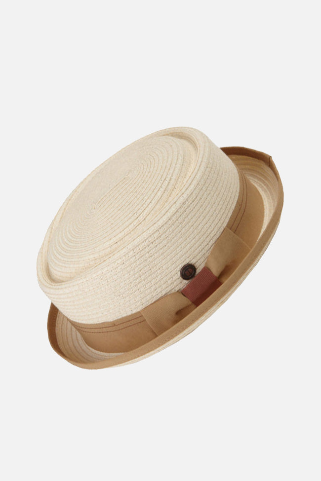 Rico Woven Pork Pie Ivory - Hat
