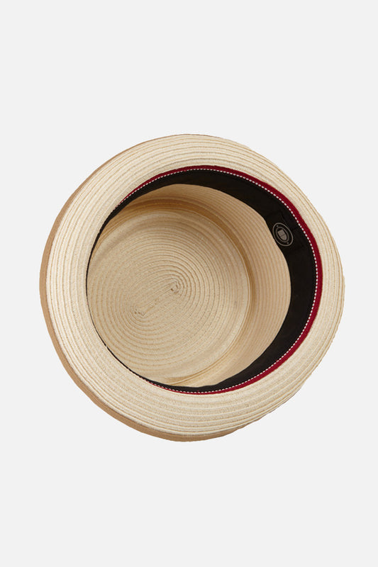 Rico Woven Pork Pie Ivory - Hat