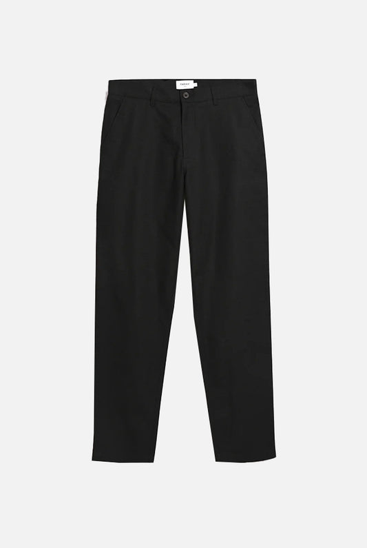 Norwood Regular Fit Cotton Hopsack True Black - Trousers