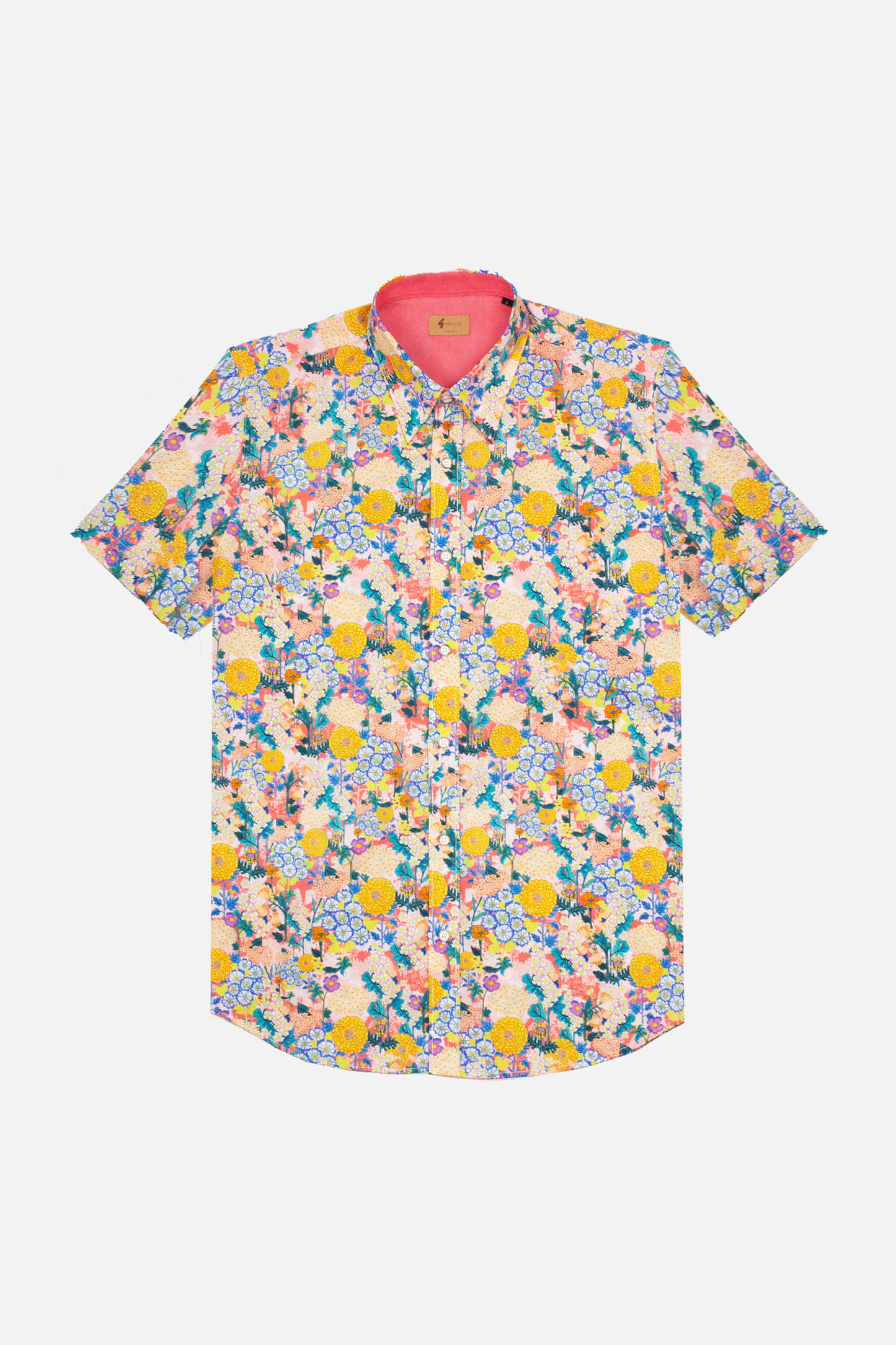 Teddy Peach Floral S/S - Shirt