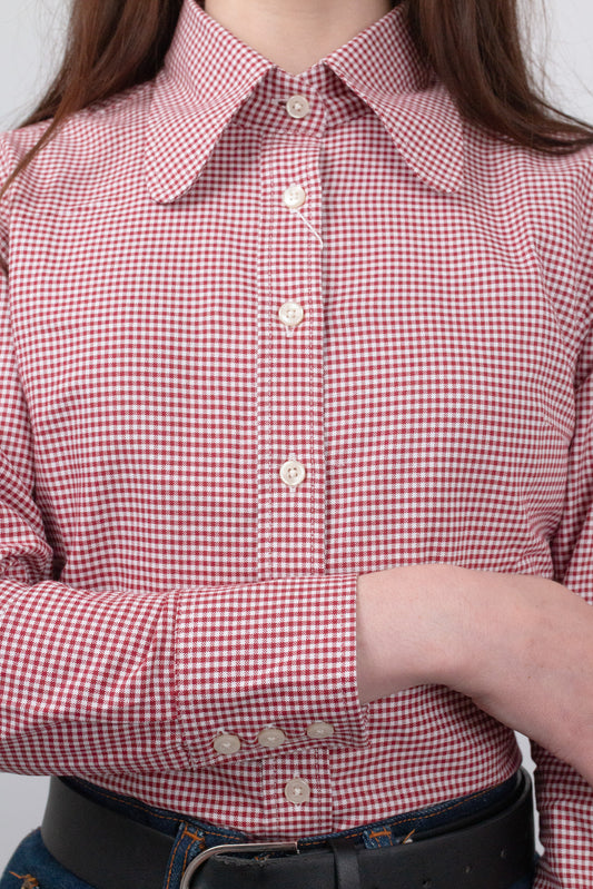 Gingham 'Mead' Red - Shirt