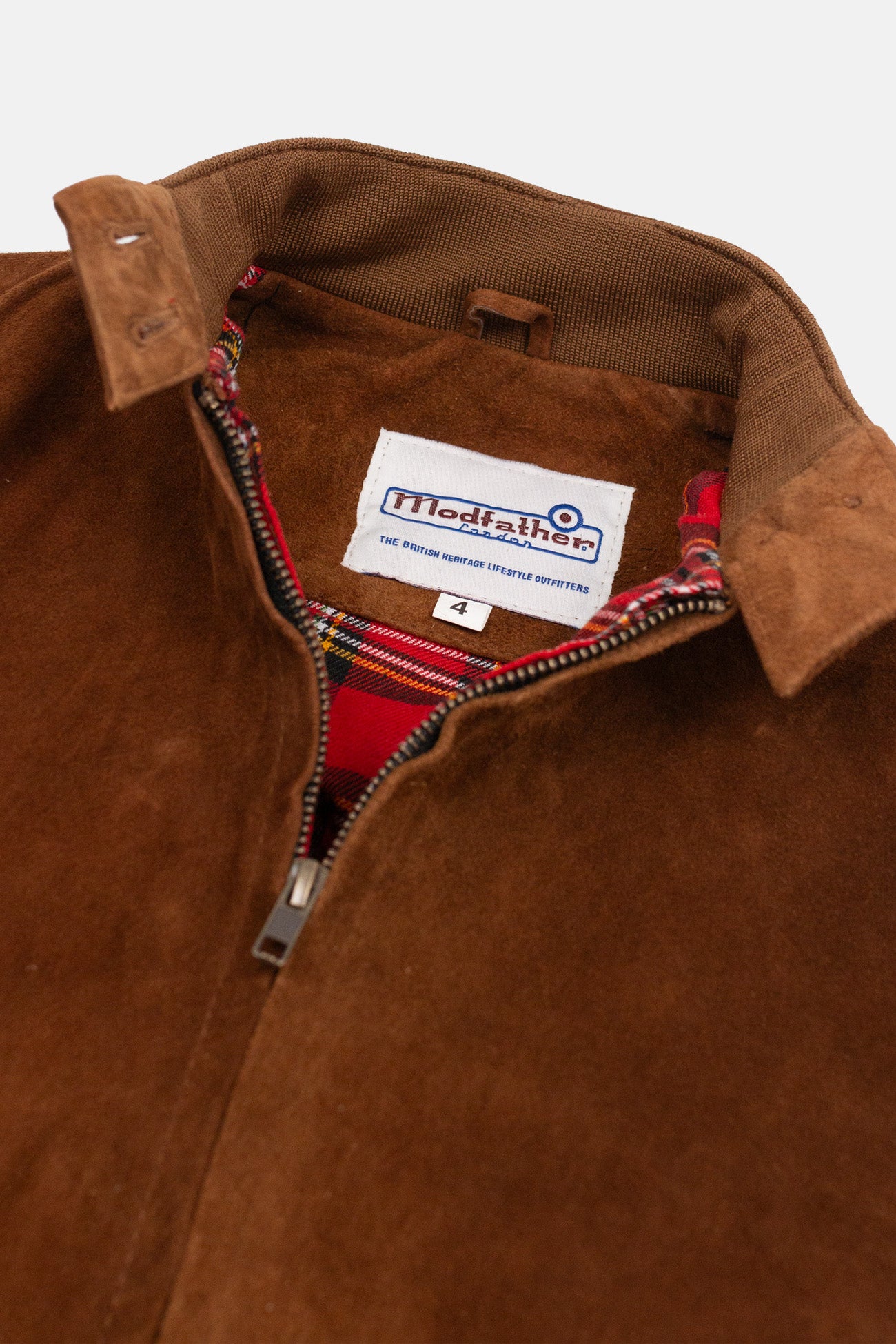 Women's Tobacco Suede Premium - Harrington Jacket