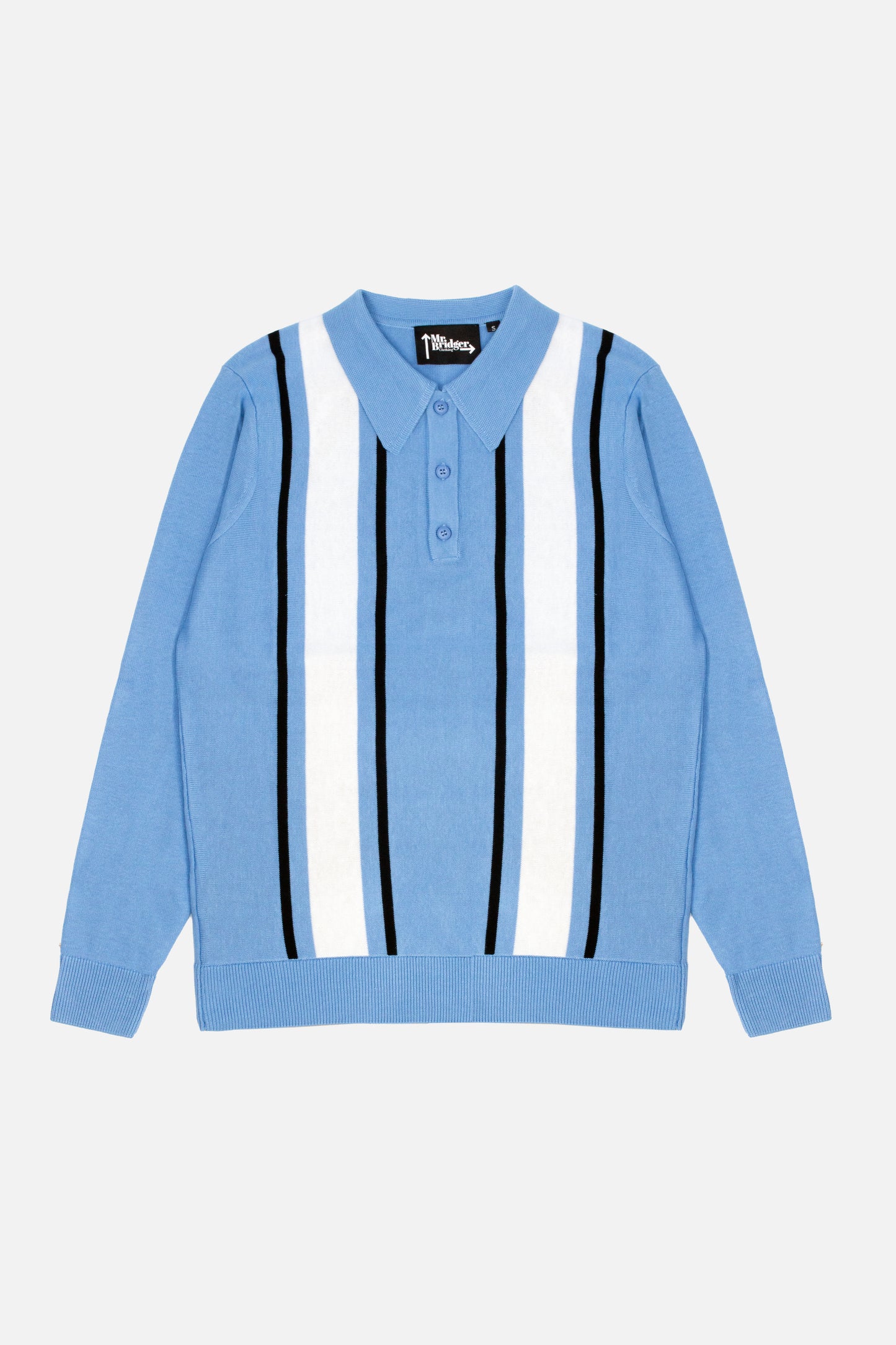 The 'Mario' Marina Blue - Polo Knit
