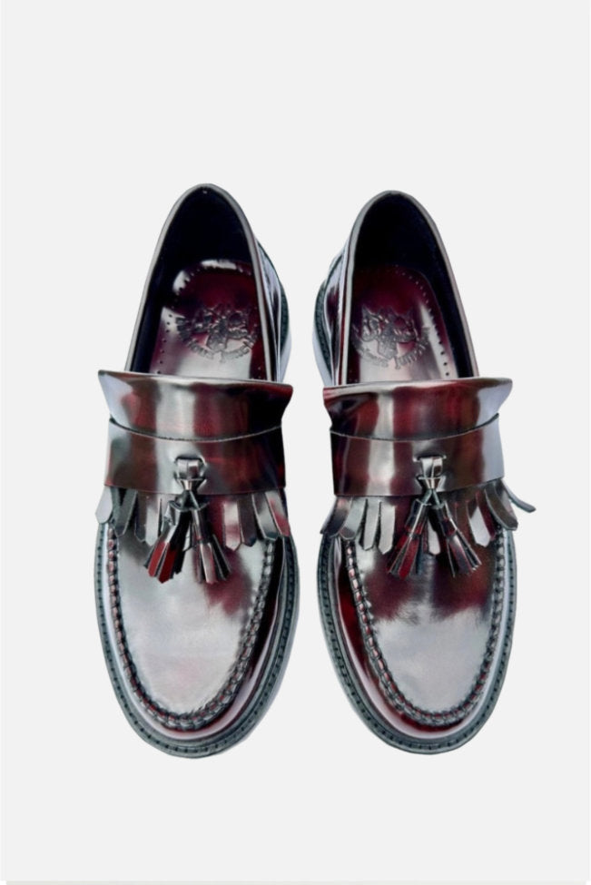 Rude Boy Oxblood - Tassel Loafer