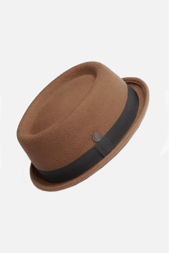 Jack Wool Pork Pie Camel - Hat