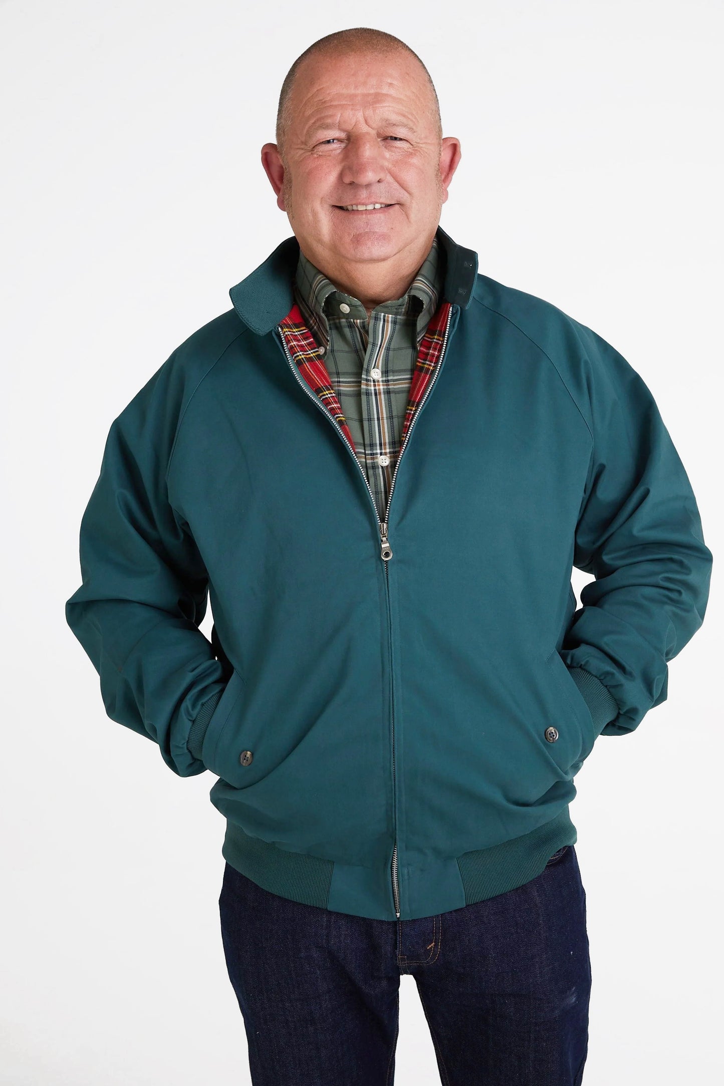 Men's Racing Green - Harrington Jacket