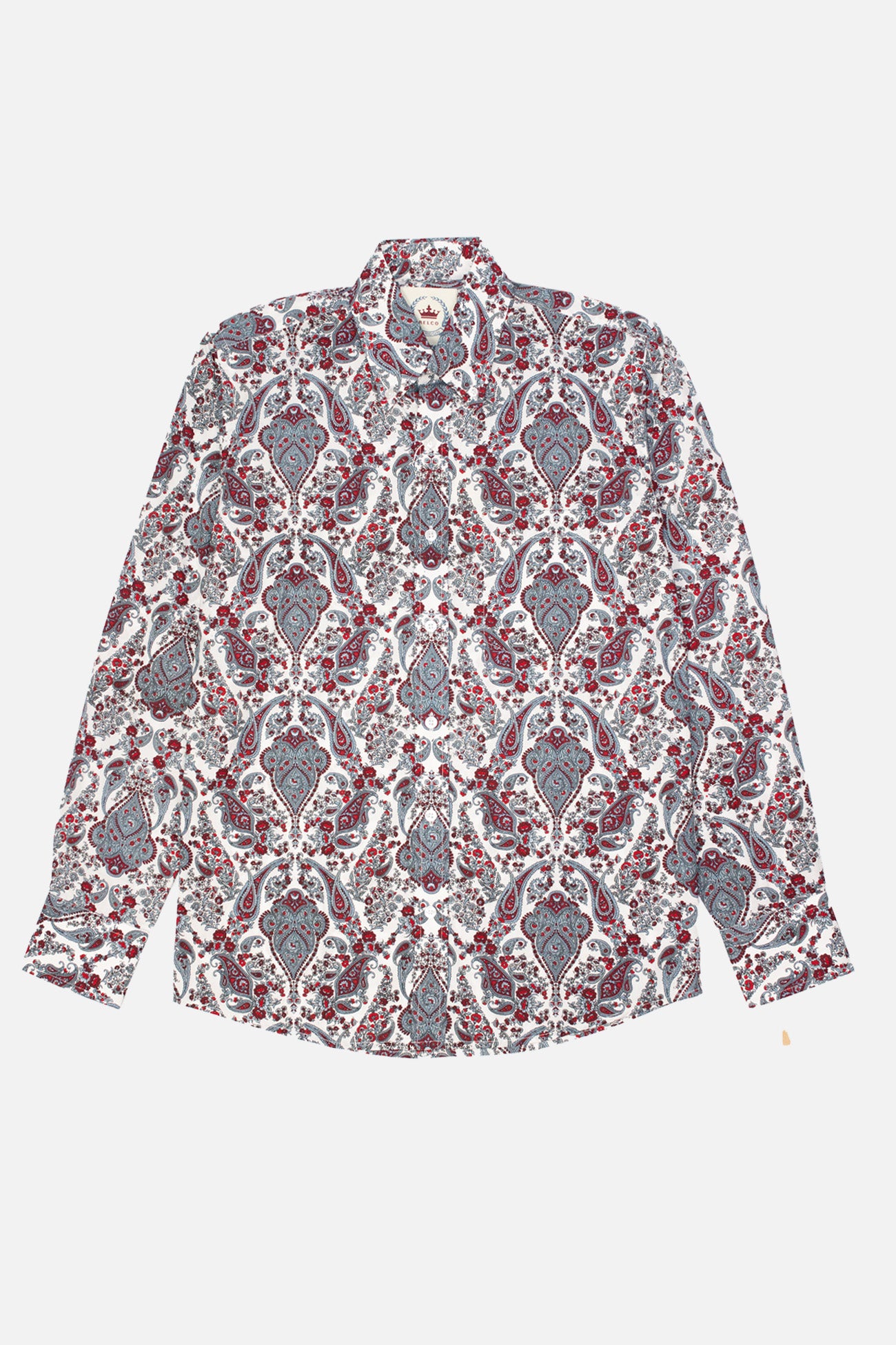 PS28 Old English White & Red Paisley - Shirt