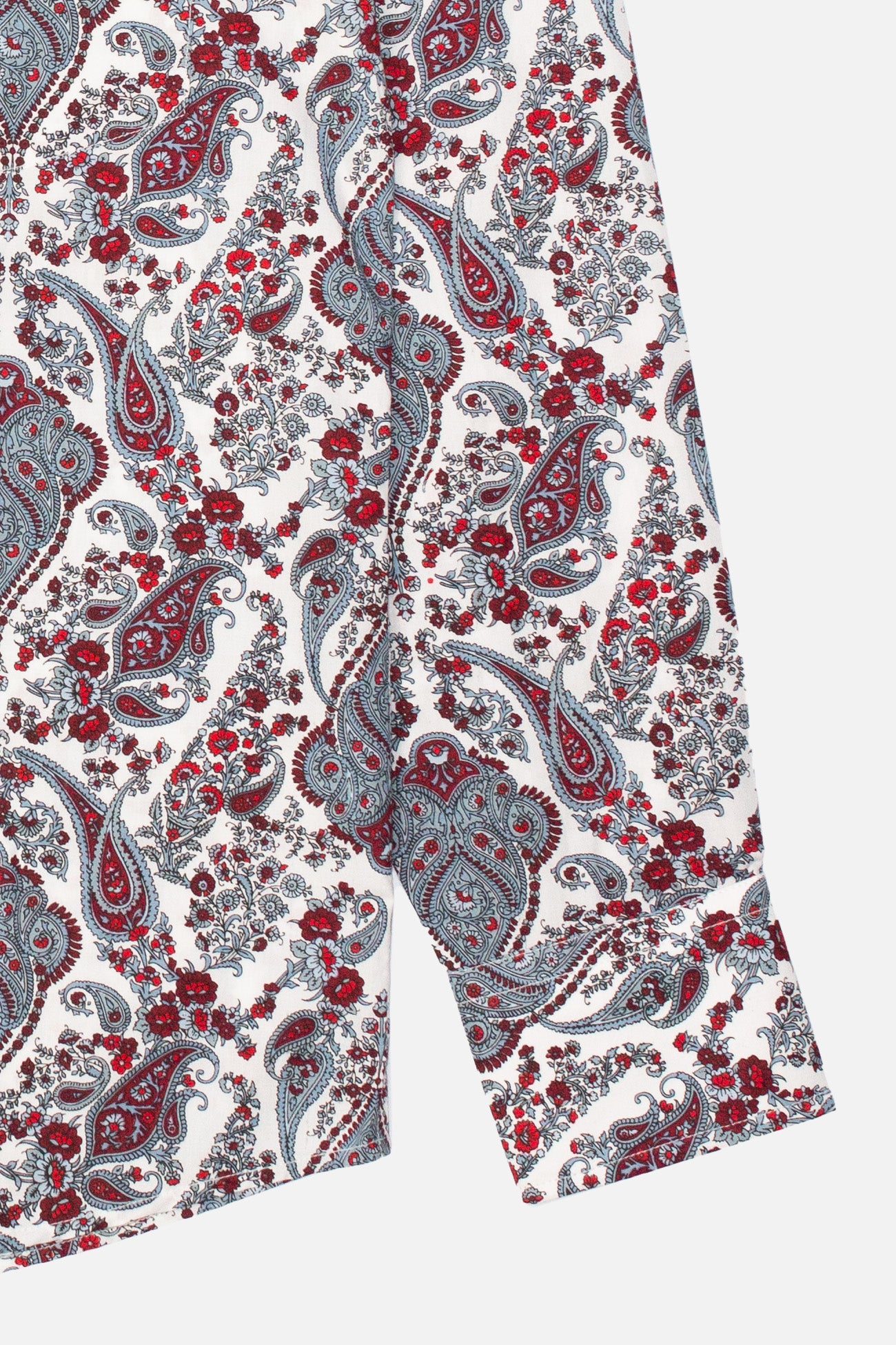 PS28 Old English White & Red Paisley - Shirt