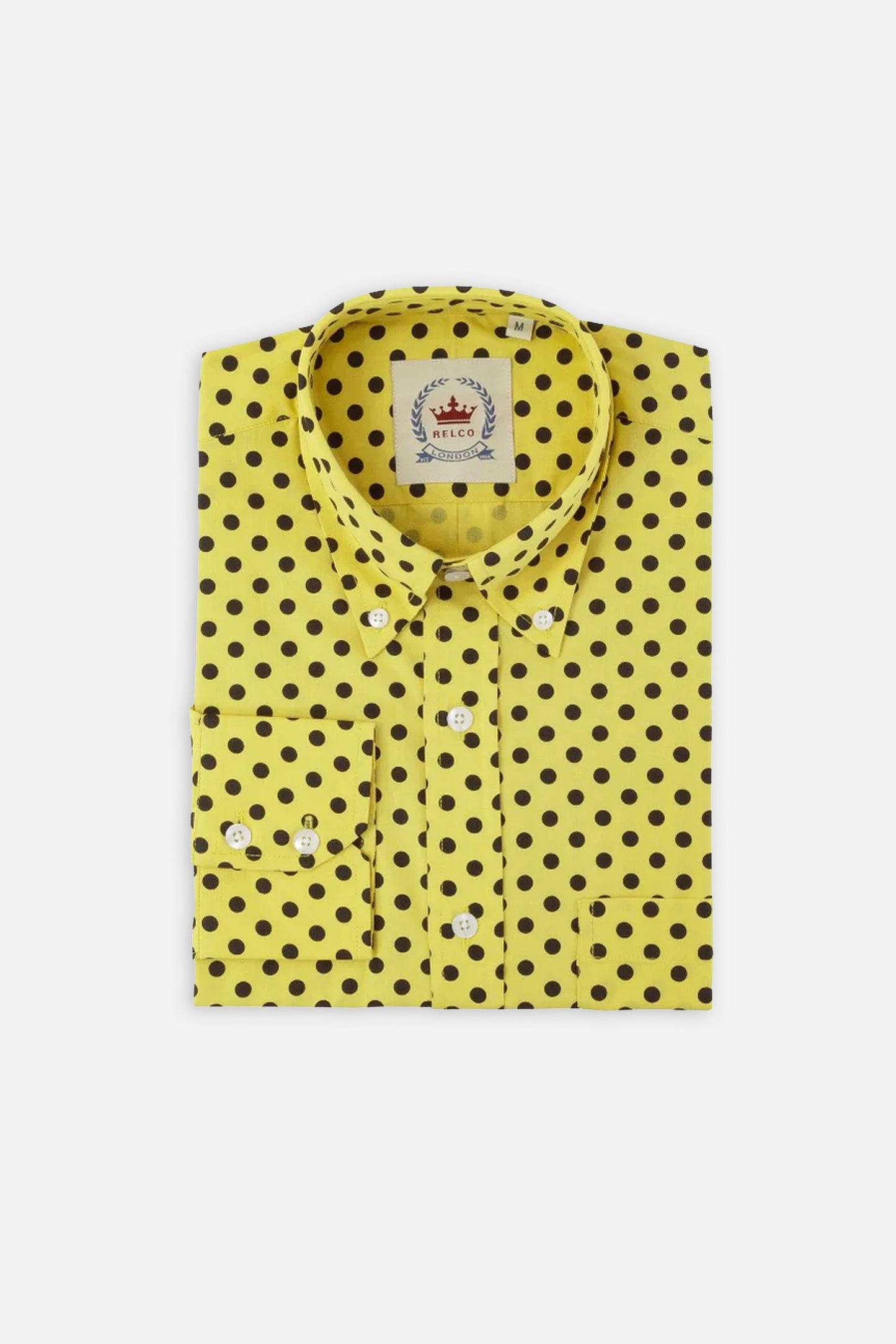 Polkadot Mustard & Black - Shirt