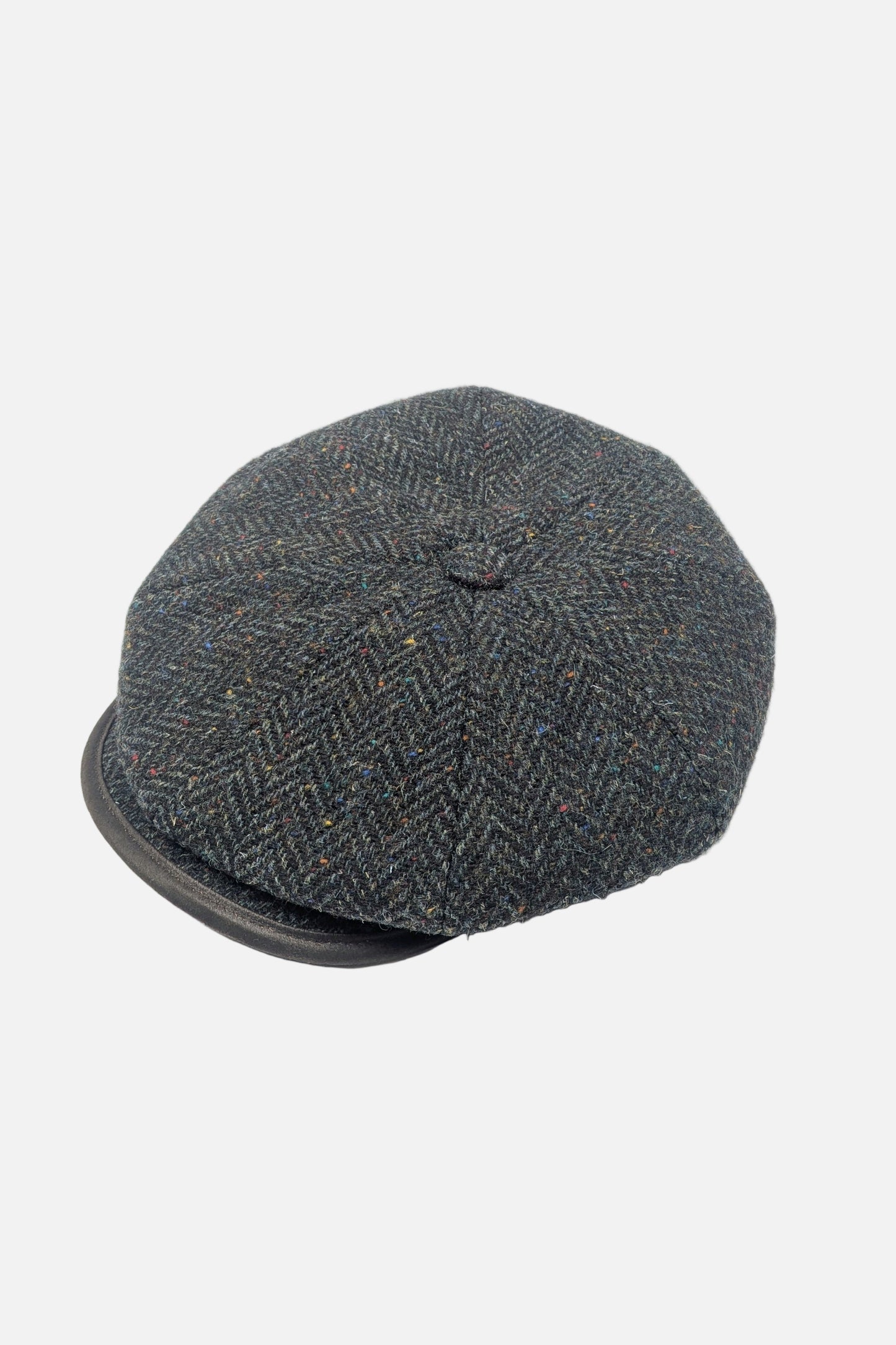 Shelby 2583 Tweed Herringbone Forest Baker Boy - Cap