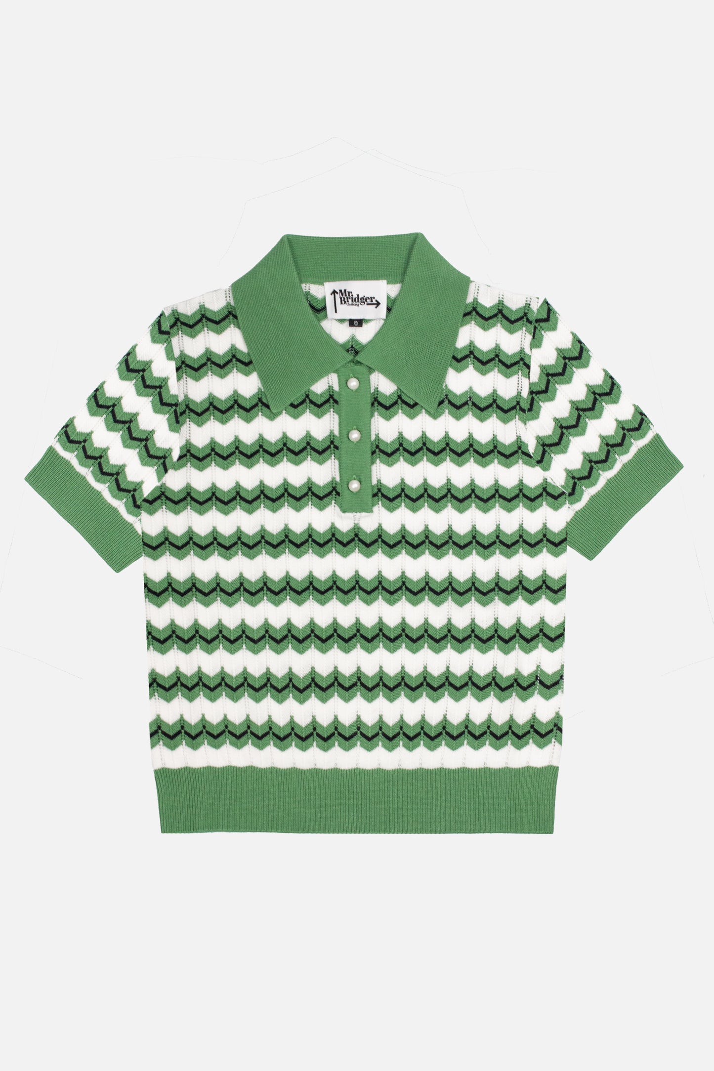 Supreme Fine Gauge Verde - Polo Knit