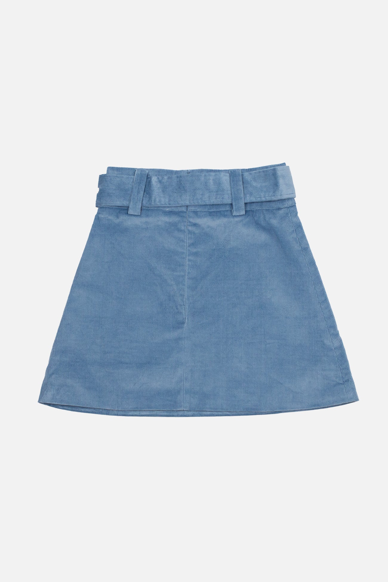 Exclusive 'Cher' Corduroy Sky - Skirt