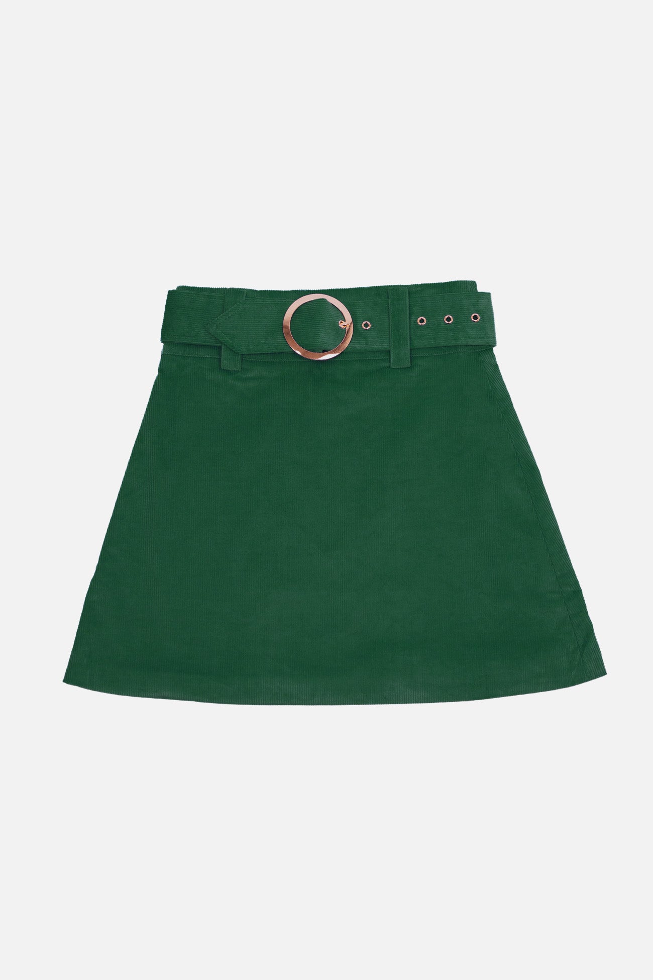 Exclusive 'Cher' Corduroy Green - Skirt