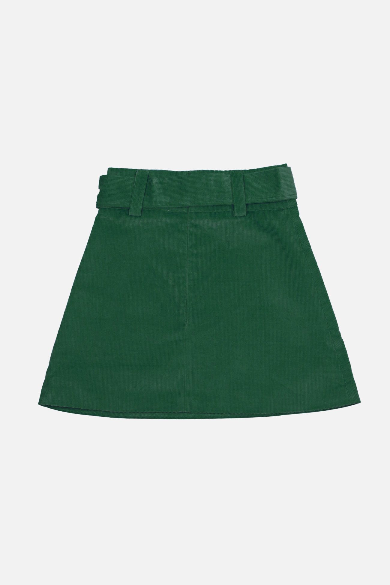 Exclusive 'Cher' Corduroy Green - Skirt