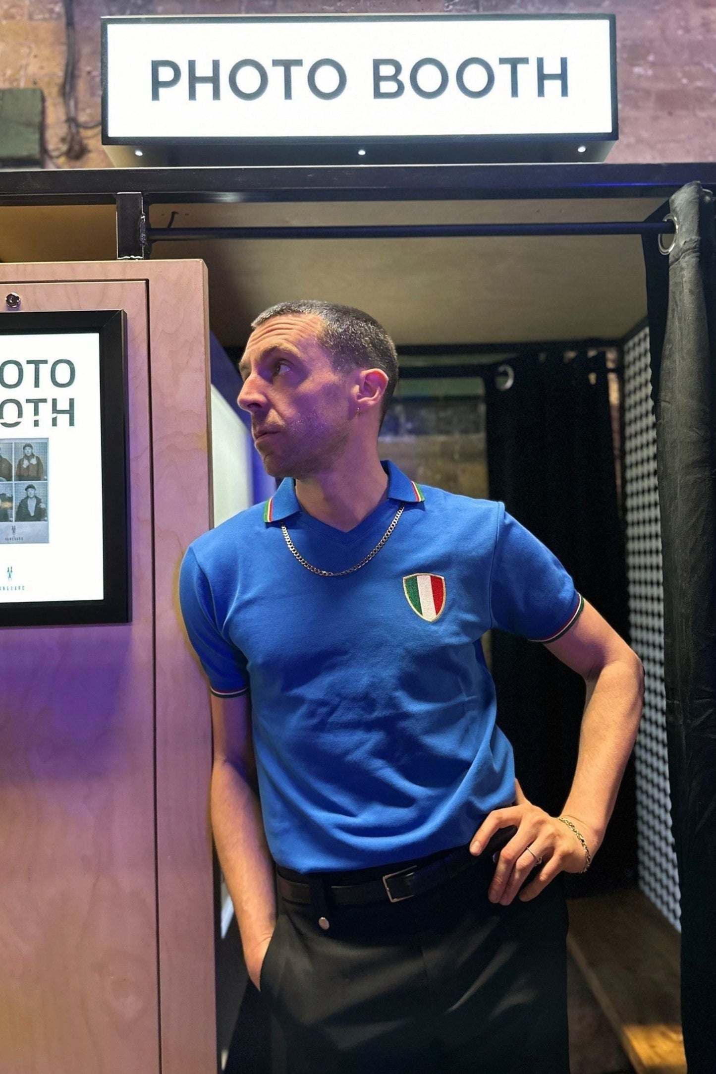 Limited Edition Azzure Blue Italia 82 - Polo Shirt