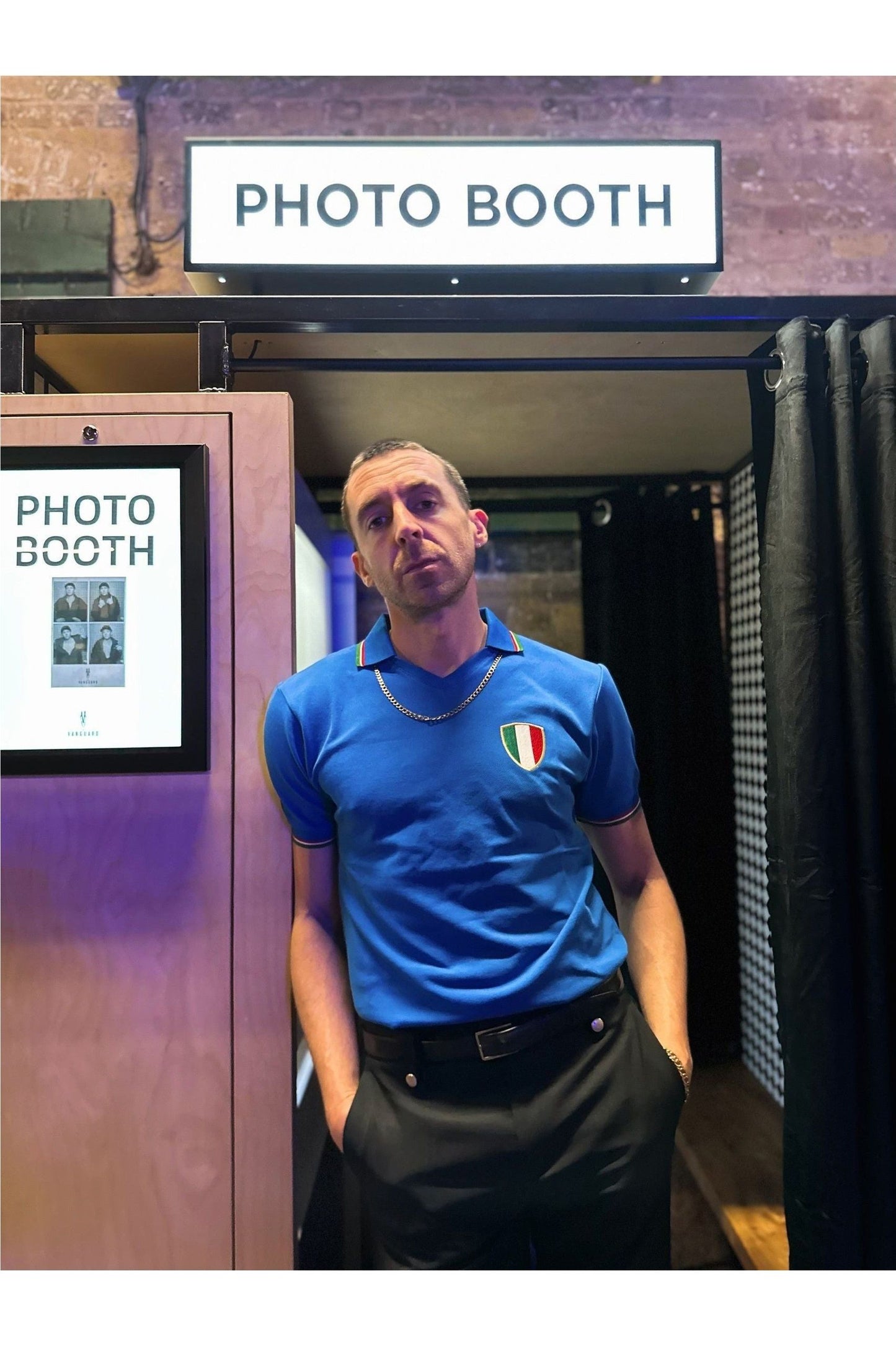 Limited Edition Azzure Blue Italia 82 - Polo Shirt