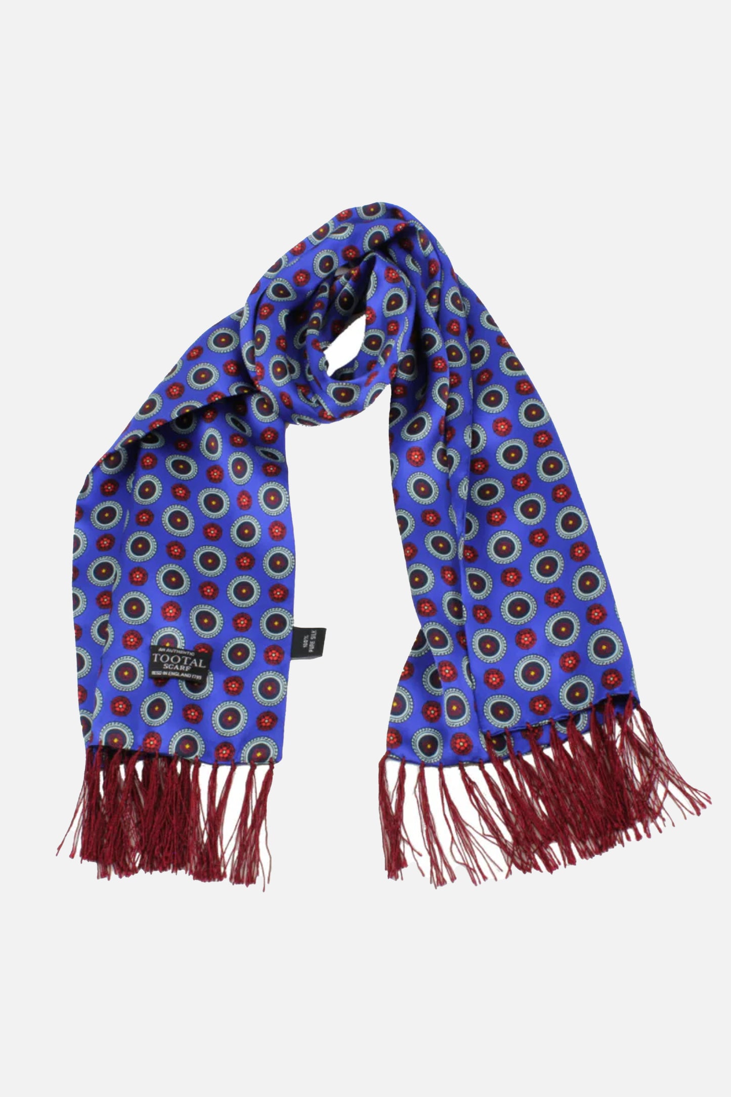 Bolton Royal Blue - Silk Scarf