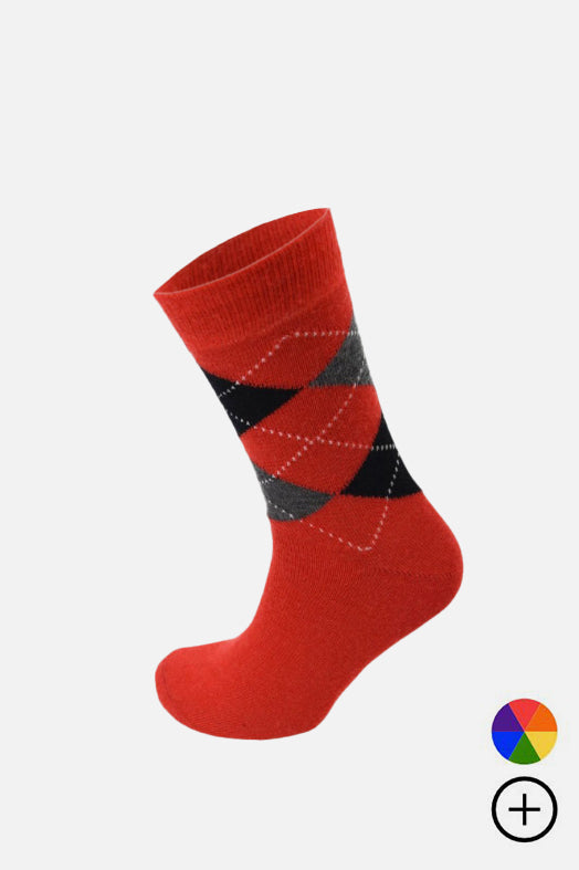 Made in England Wool Patterned - Socks